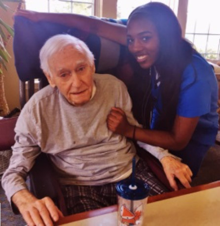 Hospice patient and caregiver